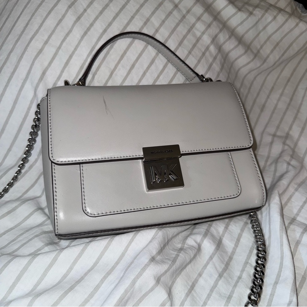 Michael Kors Silver Crossbody Bag